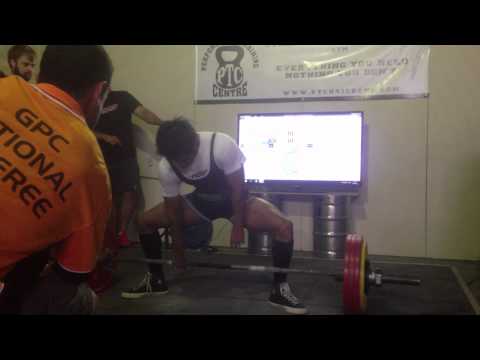 GPC Qld State Champs - 210kg Deadlift @71.4kg