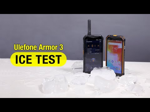 IP68/69K 10300 mAh Ulefone Armor 3/3T Ice Freeze Test 15 hours!