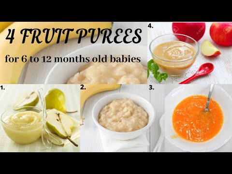 Lasya Talks || Fruit Purees for 6 to 12 Months Babies ||
