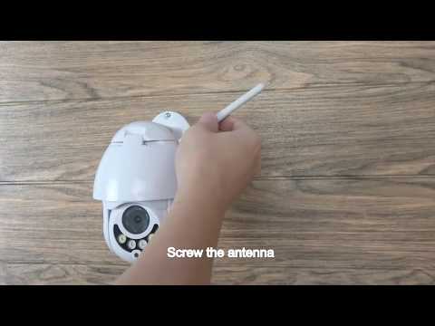 Setup of Luowice 5X Optical Zoom Wireless PTZ Security Dome Camera D5 online video cutter com