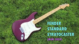 Video thumbnail for FENDER STANDARD STRATOCASTER (2009 MIM) by KRAZEEIZATION