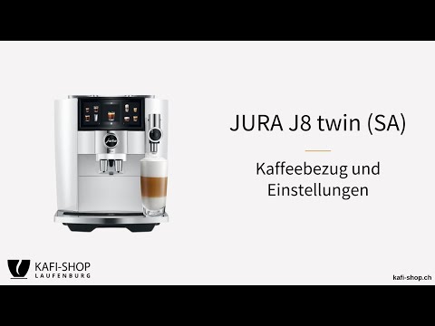 JURA J8 twin (SA) - Kaffeebezug und Einstellungen