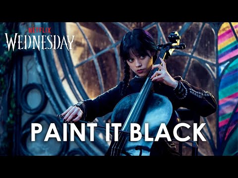 Wednesday Addams - Paint It Black (Full Version) |  Wednesday Soundtrack