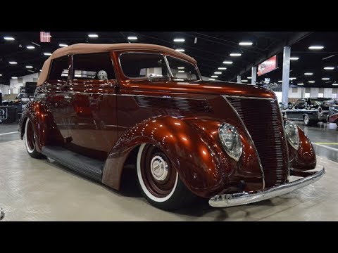 1938 Ford Convertible Sedan by Don Richardson at the 2018 Northwest Rodarama
