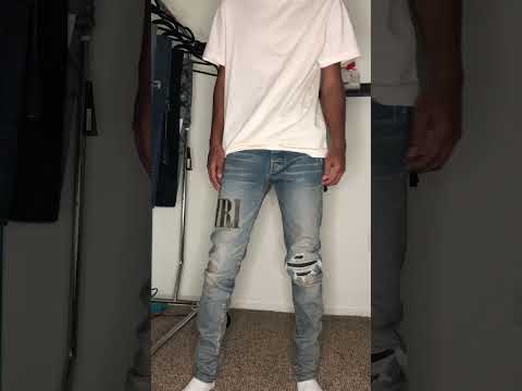 AMIRI APPLIQUÉ LOGO CLAY DENIM | SPRING SUMMER| PICK UP