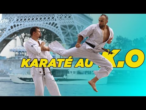 Kyokushinkai back kicks - Antonio Tusseau - Djema Belkhodja