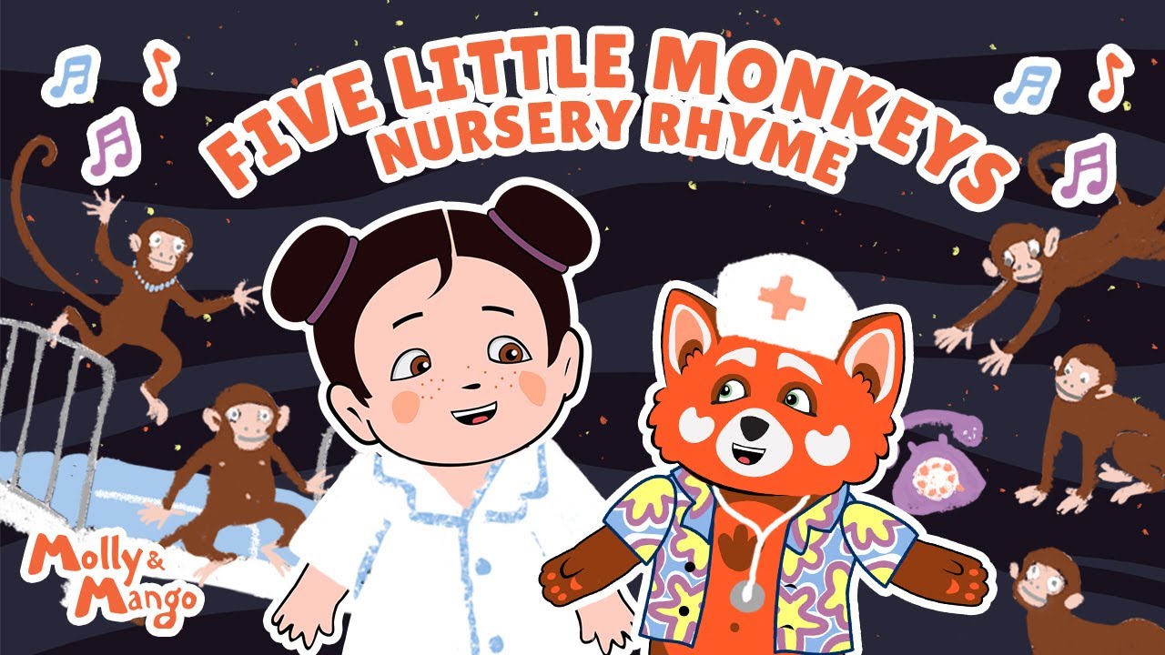 5 Little Monkeys Jumping on the Bed - Video thumbnail