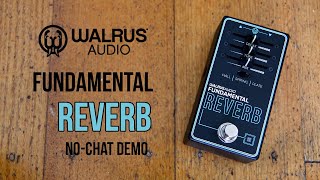 Video thumbnail for Walrus Audio: Fundamental REVERB. No-Chat Demo by Brett Kingman