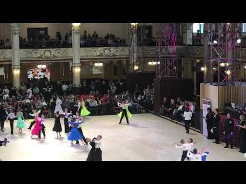 ANIL MISHRA & MARIIA MYKHAILENKO. -  QUICKSTEP.- JUVENILE  (UNDER 12 YEARS).- BLACKPOOL.- 01.04.2018