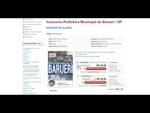 Apostila INSPETOR DE ALUNOS - Concurso Prefeitura Municipal de Barueri / SP