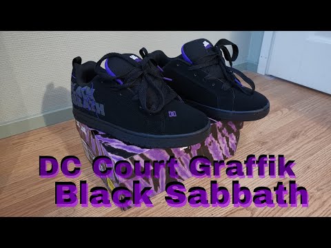 DC Court Graffik Black Sabbath unboxing and first impressions (shoe review + on feet)
