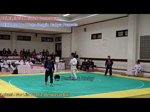 O2SN 2023 BALI PENCAK SILAT : FINAL KELAS E PUTRA DARMAWAN (MERAH) VS SERGIO (BIRU) TINGKAT SMA