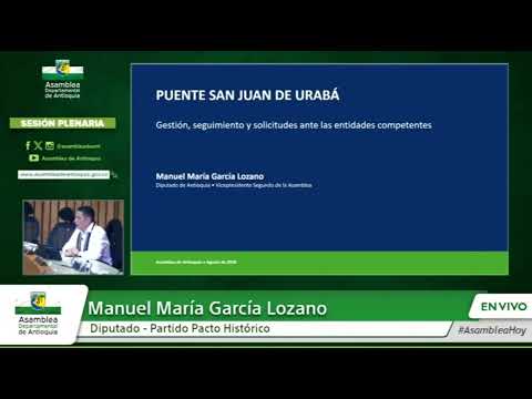 🚨El Diputado que se la juega toda por el Urabá