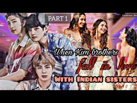 When Kim brothers fall in love with Indian sisters [PART 1] •S2• {Indian Series}#bts #namtaejin