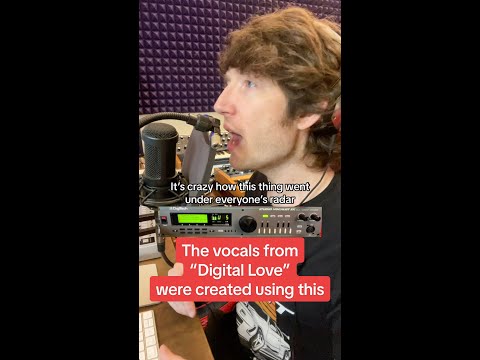 The vocals from “Digital Love” were created using this vocal processor 🤖❤️ #shorts