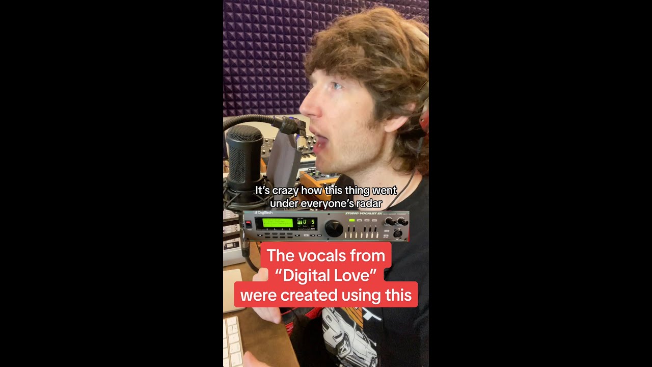 The vocals from “Digital Love” were created using this vocal processor 🤖❤️ #shorts