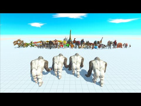 4 old Goro vs Factions animal revolt battle simulator