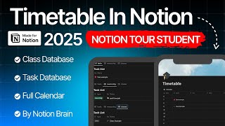 Say Goodbye to Time Management Struggles — Try This Notion Timetable Template!