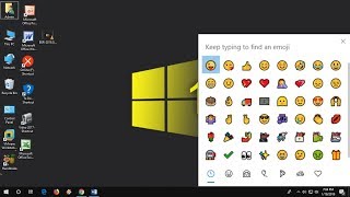 Shortcut key to Insert Emojis Anywhere in Windows 10