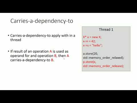 15. Memory order consume in C++