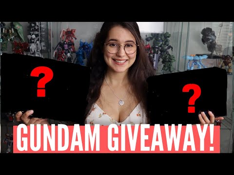 New Gundam Giveaway And Gundam Art Part 1!