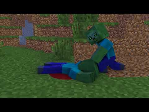 Zombie Life 1-2  - Minecraft animation