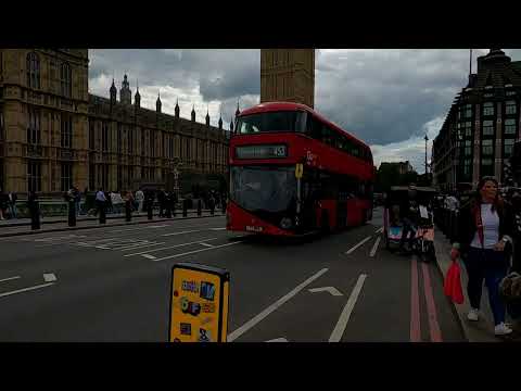 walking through London