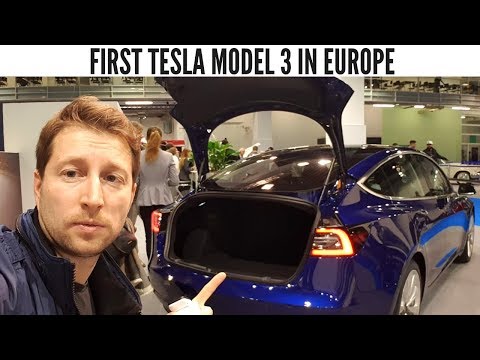 First TESLA Model 3 in Europe I Interior Exterior Short Review