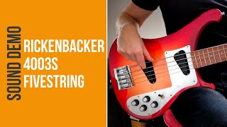 Video thumbnail for Rickenbacker 4003S Fivestring - Sound Demo (no talking) by Bass Bonedo