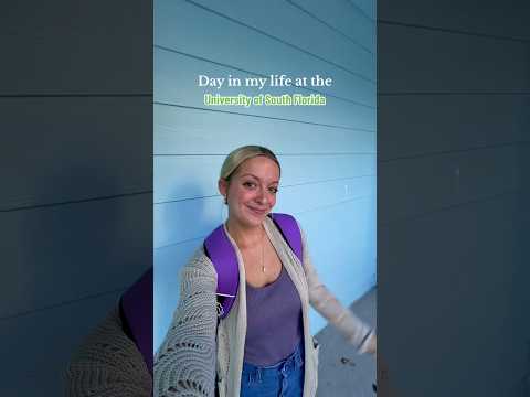 Spend the day with me at USF!💚