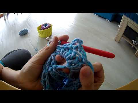 Mandala brezrokavnik, 18. krog, pikoji