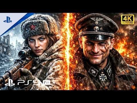 STALINGRAD 1943 - Lady Nightingale Winter Sniper | COD Vanguard Gameplay [4K 60FPS HDR]