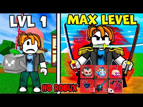 Blox Fruits Noob To MYTHCAL Powers With NO ROBUX
