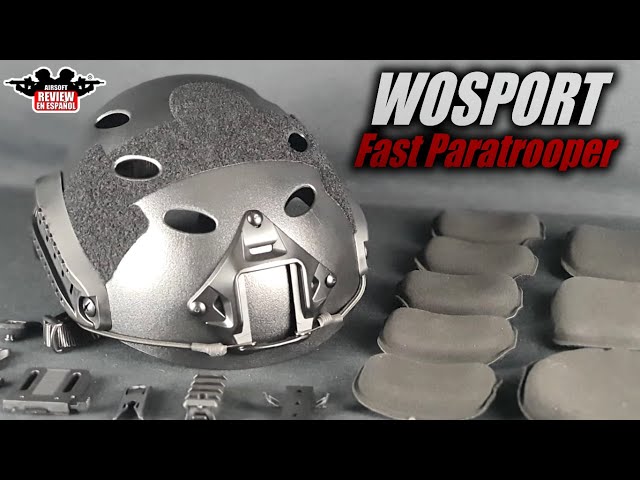 Vídeo relacionado con PJ-Casco Táctico para Paintball Airsoft, Casco Militar Fast con Soporte NVG y Riel de Guía Iateral