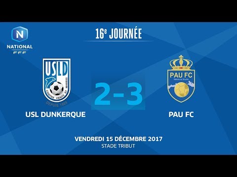 J16 : USL Dunkerque - Pau FC (2-3), le replay