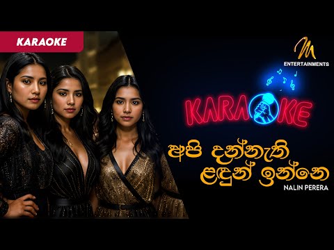 Karaoke - Api Dannathi Landun Inne (අපි දන්නැති ළඳූන් ඉන්නේ) - Without Voice With Lyrics
