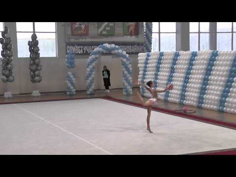 АСК 24-26.01.2014 Булгакова Варвара 2002 мяч