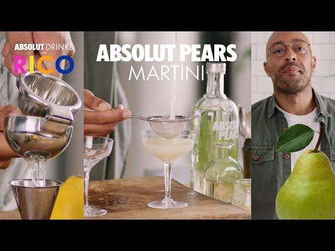 The Pears Martini | Absolut Pears | Absolut Drinks With Rico