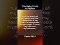 The Daily Truth In Psalms—Psalm 19:14!