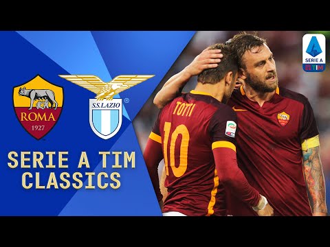 Totti, De Rossi and Felipe Anderson Star | Roma v Lazio (2015) | Serie A TIM Classics | Serie A TIM