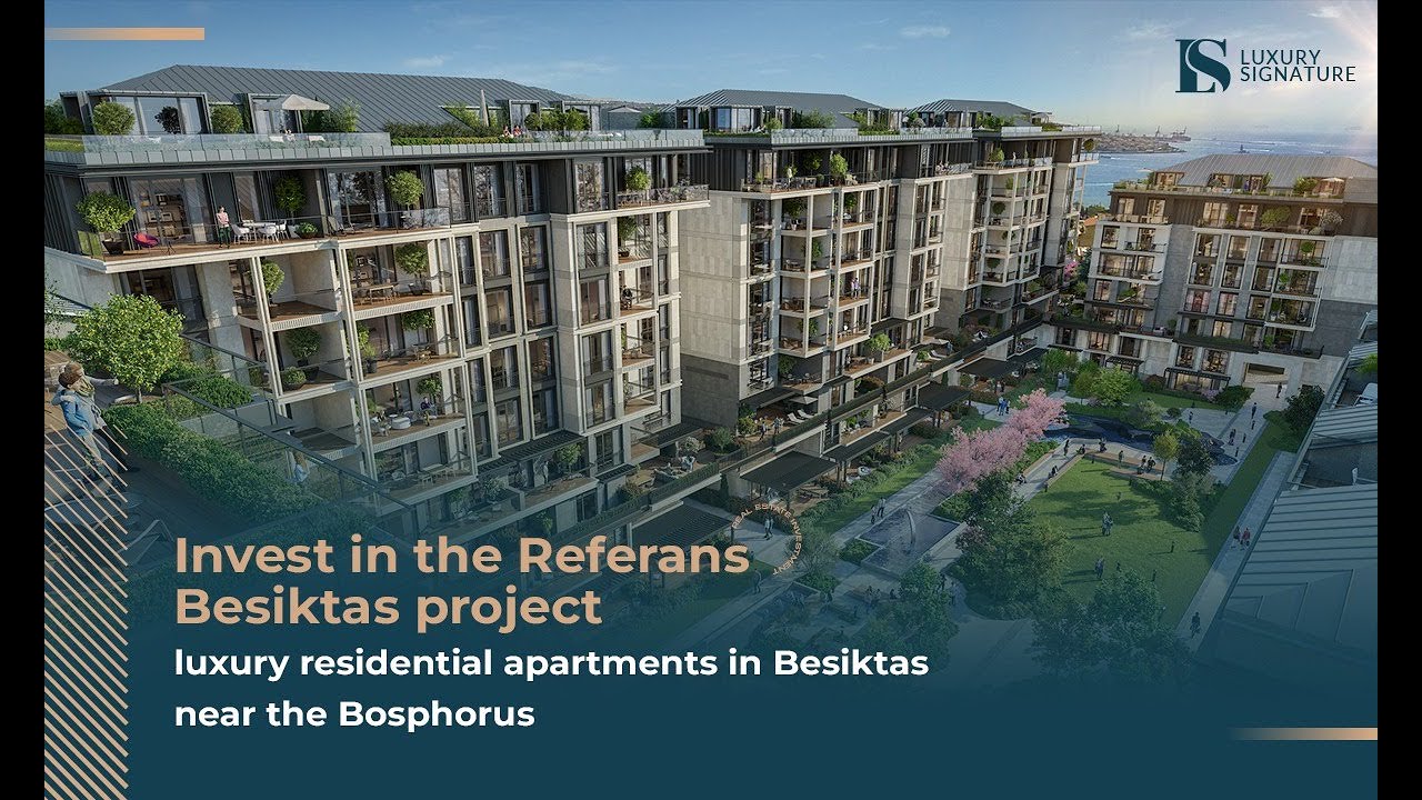 Invest in the Referans Besiktas project – luxury apartments in Besiktas near the Bosphorus