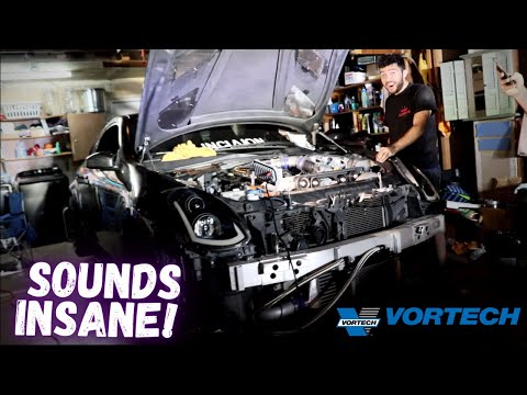 First Start Up on Vortech Supercharged G35 ! ***Sounds INSANE***