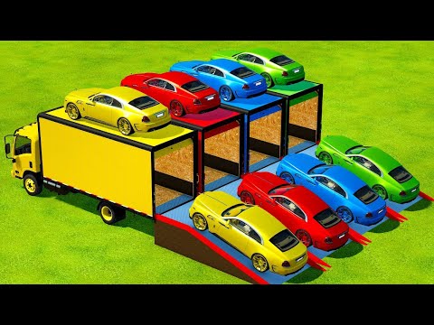 Transporting Rolls Royce Cars With Isuzu Trucks ! Farming Simulator 22