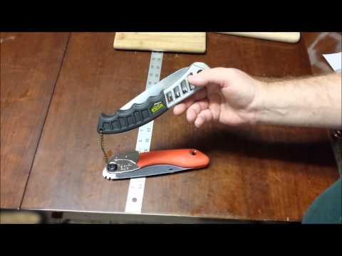 Wicked Tree Gear Wicked Tough Hand Saw vs Silky Pocketboy 170 Large Teeth