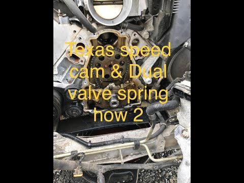 HOW TO INSTALL A TEXAS SPEED CAM, DUAL VALVE SPRINGS AND VALVE SEALS CORVETTE