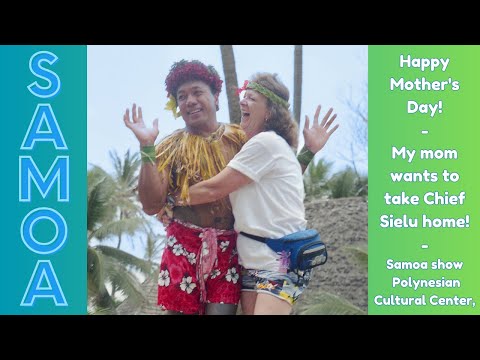 Samoa Show Featuring Chief Sielu at the Polynesian Cultural Center on Oahu, Hawaii