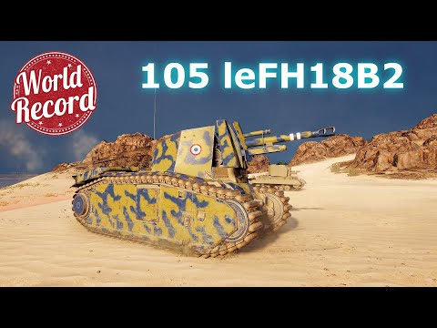 World of Tanks 105 leFH18B2 - 7 Kills 4,8K Damage | NEW WORLD RECORD !