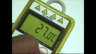 preview picture of video 'How to operate iMini Temperatur/Humidity data loggers|Vacker UAE'