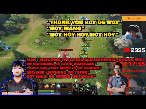 JEKI:"MAN IM WATCHING THE DREAMOCEL IS SUNDER U, IS GOOD BRO" RUSMAN:"HOY MANG HOY HOY HOY HOY"