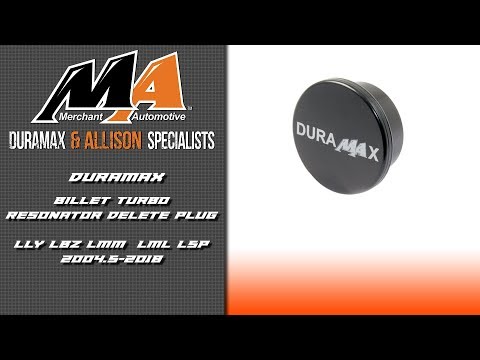 Product Spotlight: Duramax Billet Turbo Resonator Delete Plugs